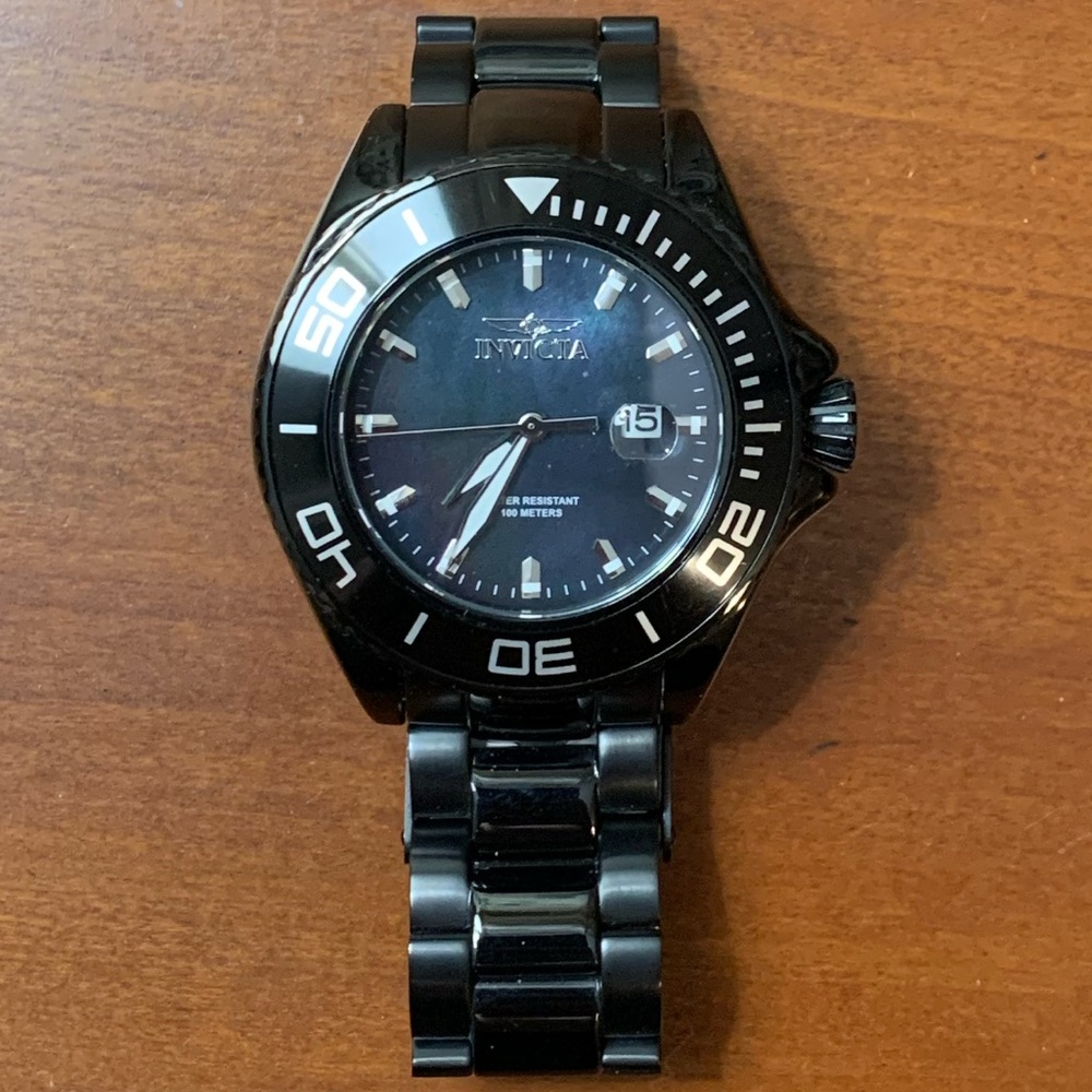 Invicta mother of pearl dive watch